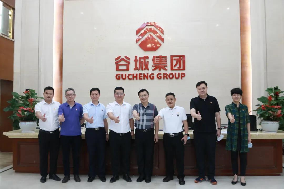 廣東省委黨校聯絡指導處處長古斌一行蒞臨谷城集團調研指導黨建工作